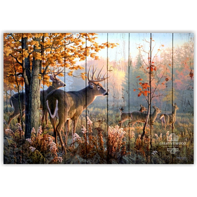 Картины ZOO - 42 Олени в лесу, ZOO, Creative Wood Картины ZOO - 42 Олени в лесу, ZOO, Creative Wood